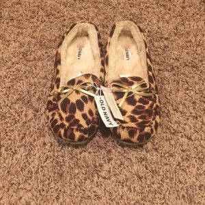 Leopard Print moccasins